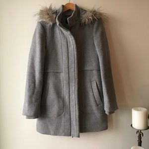 ⭐️ RW&CO Heather Gray Wool Winter Coat M